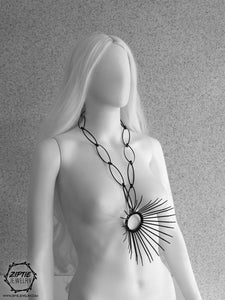Long Spike Pendant Necklace