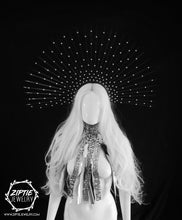 Load image into Gallery viewer, Silver Rhinestone Halo Crown
