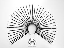 Load image into Gallery viewer, Silver Rhinestone Halo Crown
