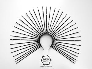 Silver Rhinestone Halo Crown