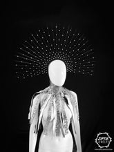 Load image into Gallery viewer, Silver Rhinestone Halo Crown
