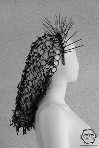 Spiked Crown with Hair Net