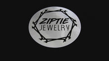 Load and play video in Gallery viewer, Spike Ear Cuff with Silver Rhinestones
